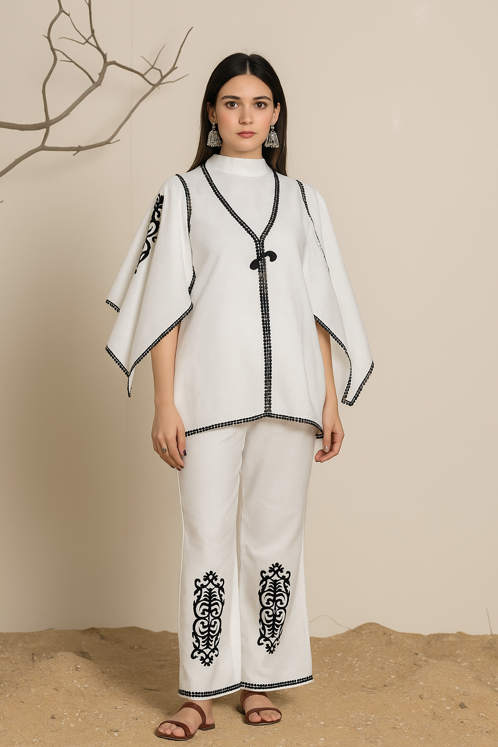 Safa Noir Classic Set - Premium Ethnic Wear for Women | Hamnaas Outlet