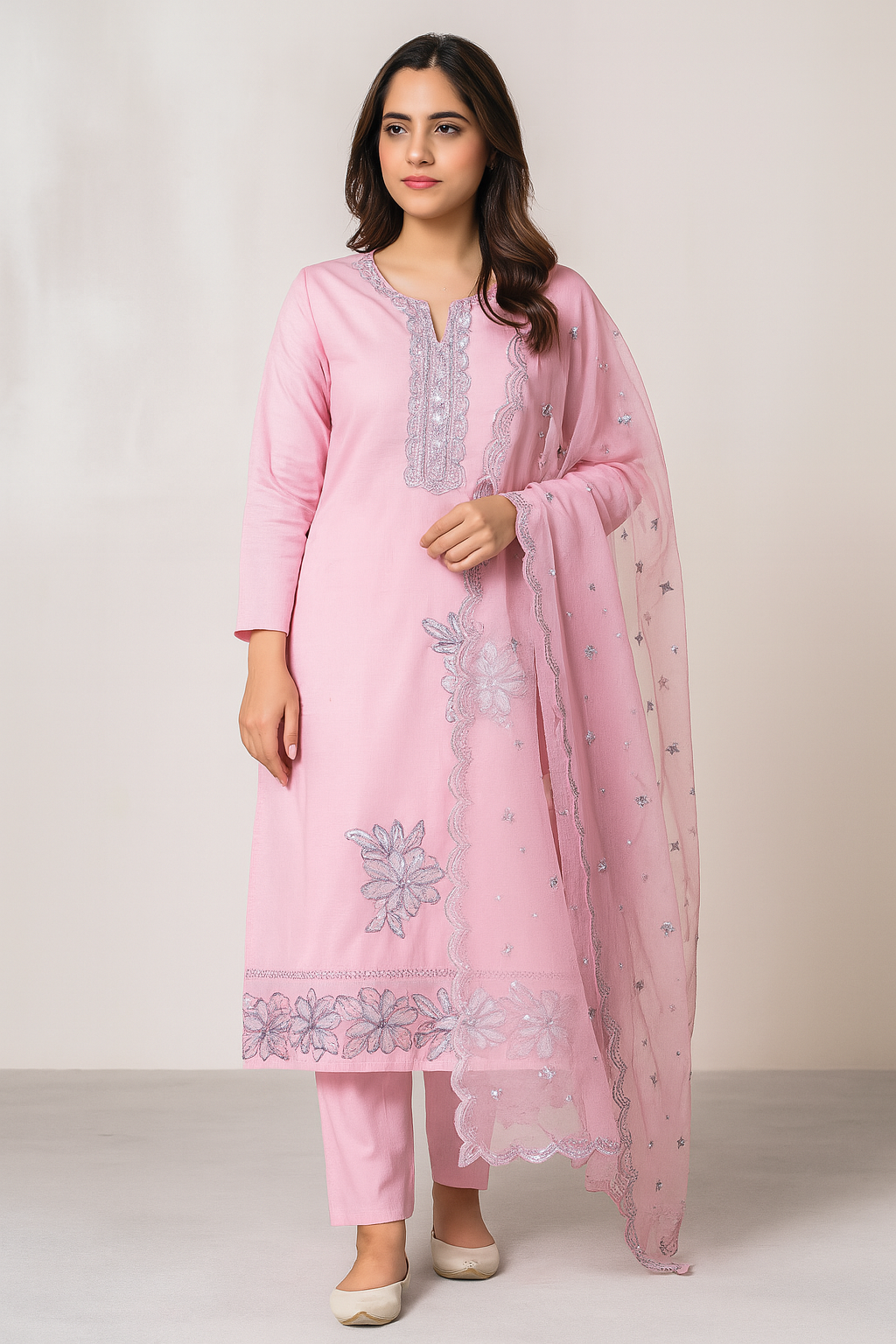 Alizeh - Blush Bloom - Premium Ethnic Wear for Women | Hamnaas Outlet